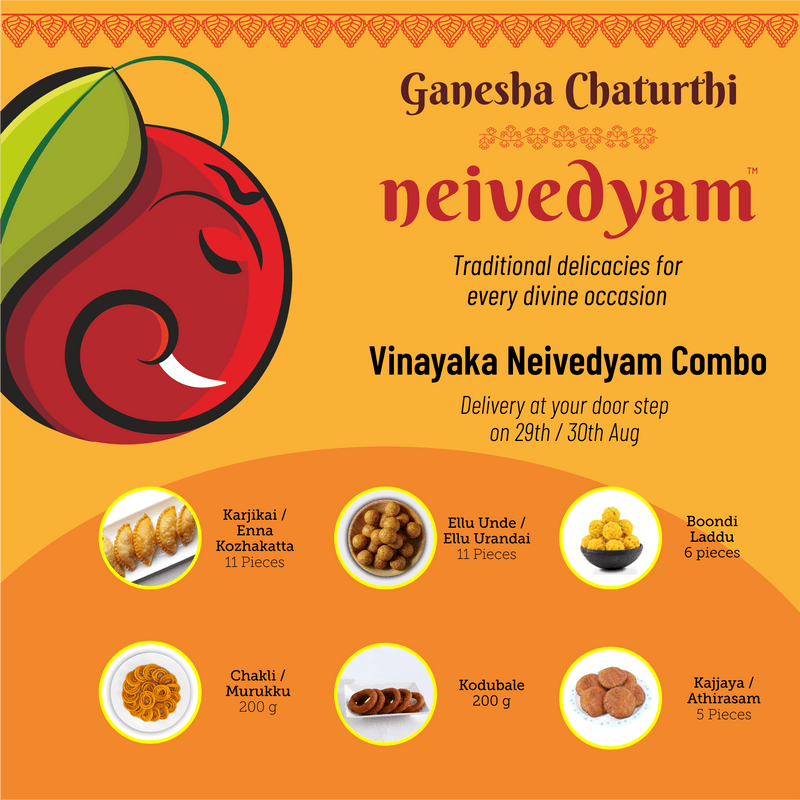 Vinayaka Neivedyam Combo (Delivery in Bangalore only)